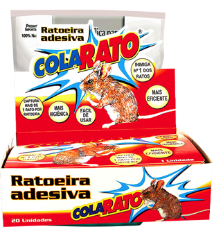 ratoeira cola rato